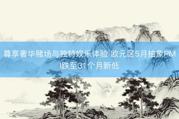 尊享奢华赌场与独特娱乐体验 欧元区5月抽象PMI跌至31个月新低